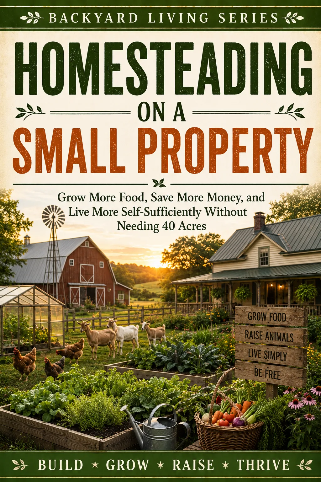 Homesteading on a Small Property Made Easy
