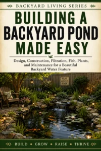 Building a Backyard Pond Made Easy: Design, Construction, Filtration, Fish, Plants, and Maintenance for a Beautiful Backyard Water Feature